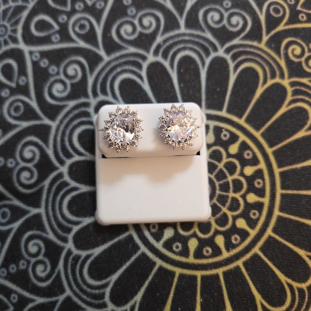 Elegant Silver Stud Earrings